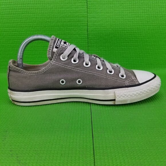 ✅Converse All Star Chuck Taylor Grey Low Top Canvas Sneakers Unisex Adult W7/M5 - Picture 6 of 16
